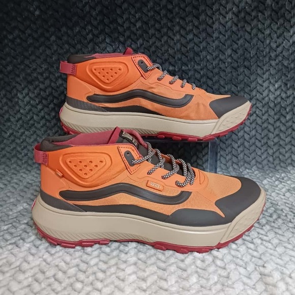 Vans‎ MTE Crosspath Mid All-Terrain Shoes Marmalade Orange Men's Size 11